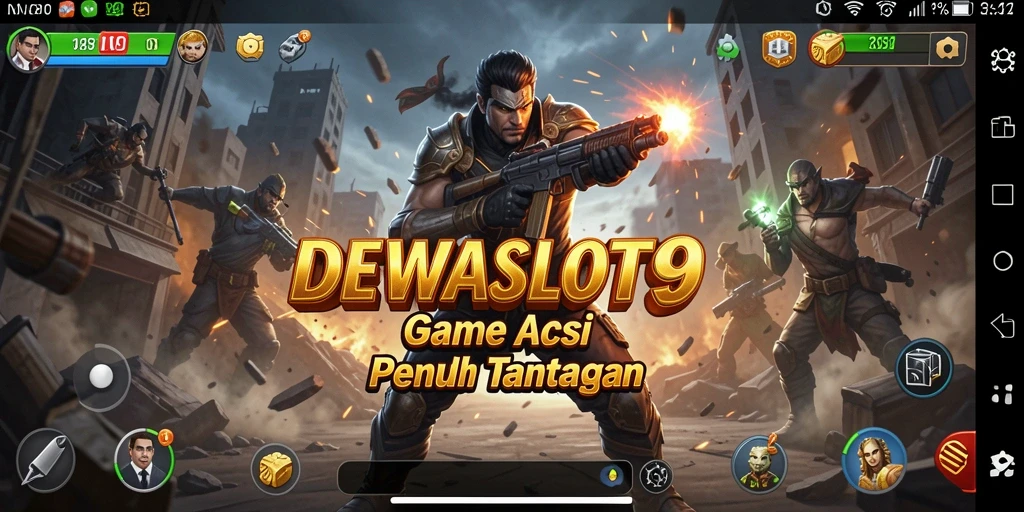 Tampilan gameplay seru dan menegangkan di DEWASLOT99.