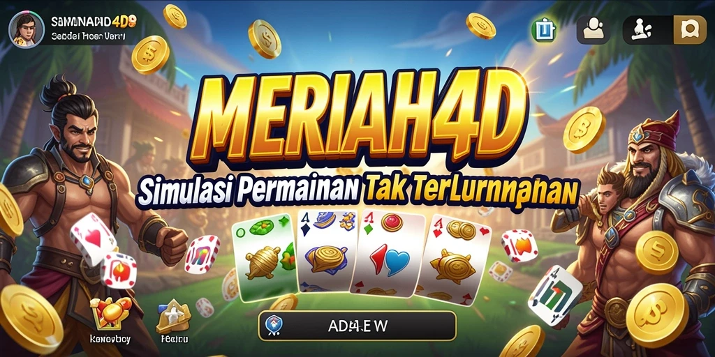 Tangkapan layar gameplay MERIAH4D yang penuh warna dan menarik.