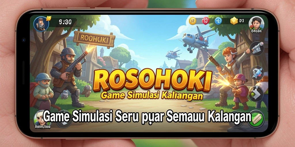 Tangkapan layar menunjukkan gameplay seru dan interaksi dalam ROSOHOKI.