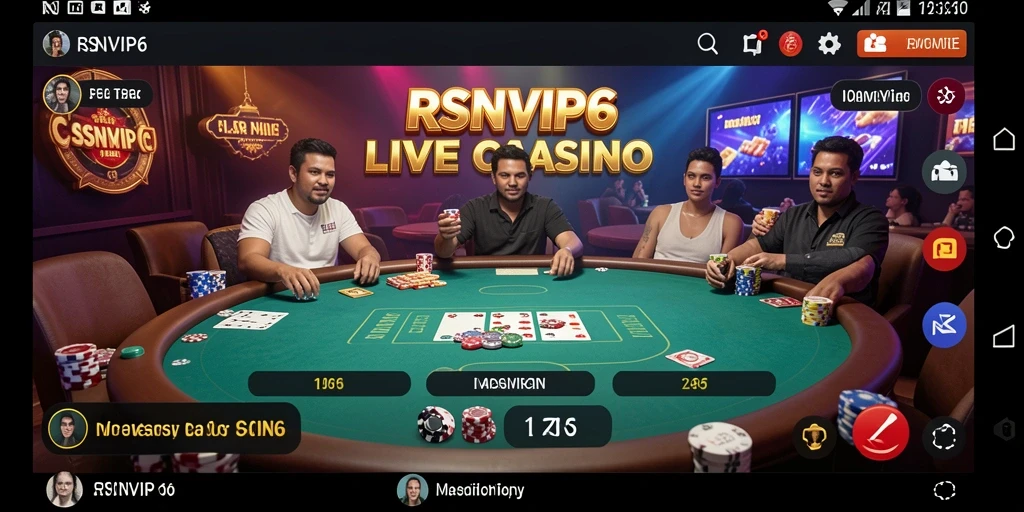 Gameplay Live Casino RSNVIP6 yang menggembirakan dan mendebarkan.