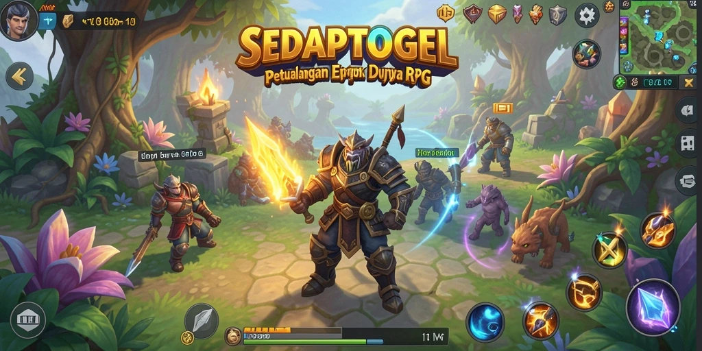 Tampilan gameplay SEDAPTOGEL yang mengasyikkan dan penuh aksi.