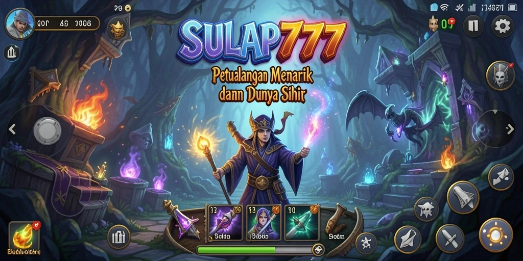 Tangkapan layar SULAP777 menampilkan aksi sulap yang menakjubkan dan gameplay yang menarik.
