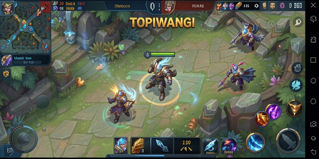 Tampilan menakjubkan saat bertarung di arena TOPIWANGI.
